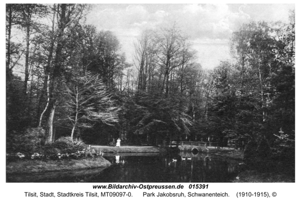 Tilsit, Park Jakobsruh, Schwanenteich