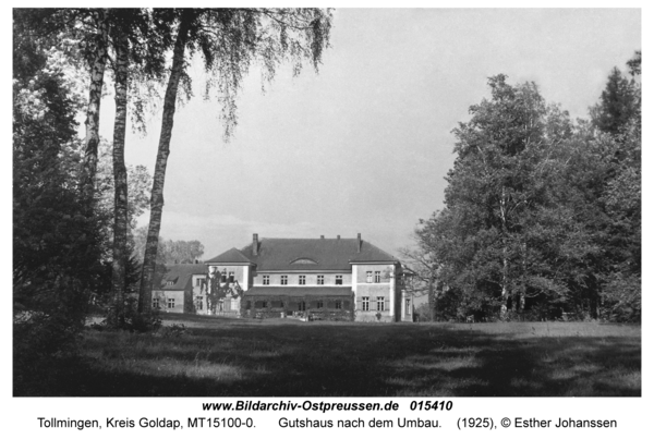 Tollmingen, Gutshaus nach dem Umbau