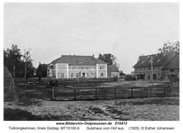 Tollmingen, Gutshaus vom Hof aus