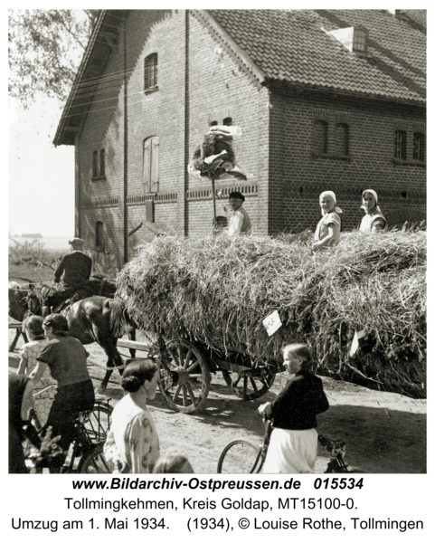 Tollmingen, Umzug am 1. Mai 1934