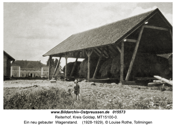 Reiterhof, Ein neu gebauter Wagenstand