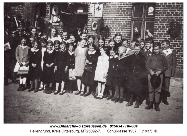 Hellengrund, Schulklasse 1937
