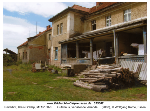 Reiterhof, Gutshaus, verfallende Veranda