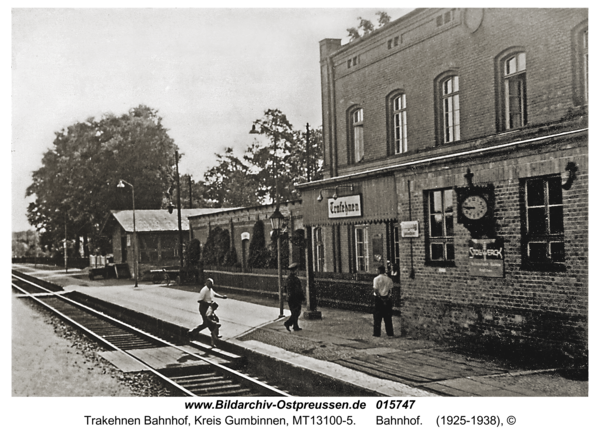 Trakehnen Bahnhof, Bahnhof