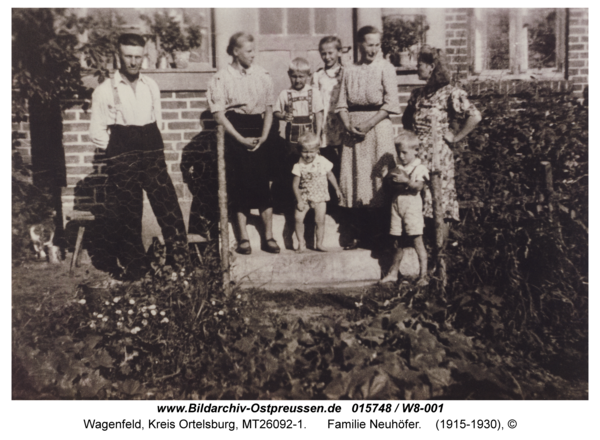 Wagenfeld, Familie Neuhöfer