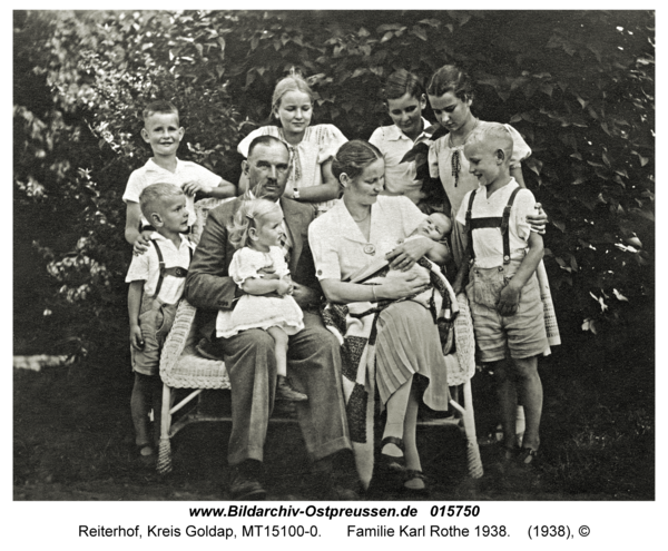 Reiterhof, Familie Karl Rothe 1938