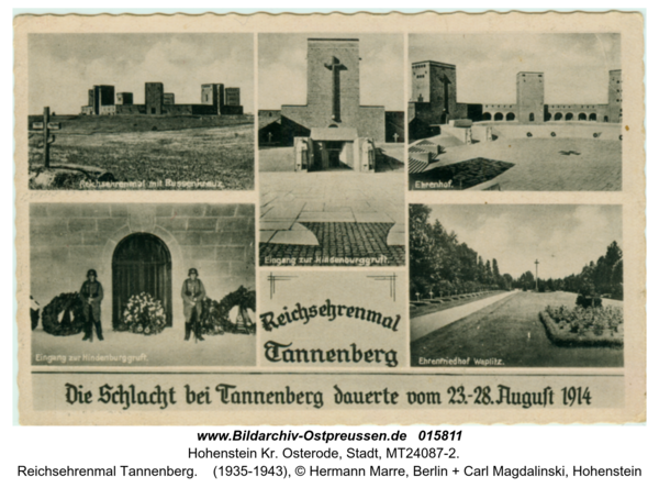 Hohenstein Kr. Osterode, Reichsehrenmal Tannenberg