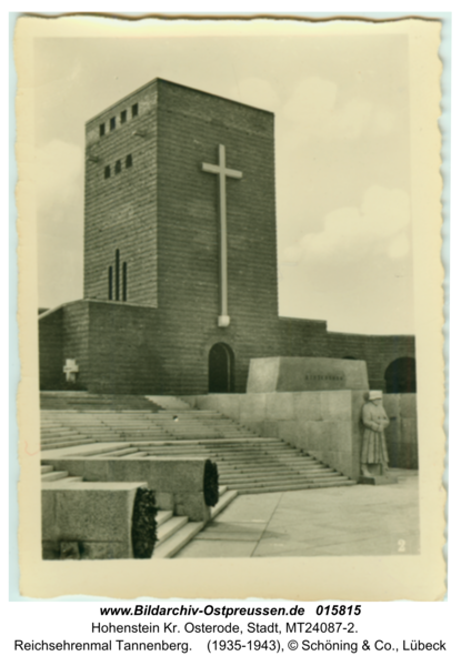 Hohenstein Kr. Osterode, Reichsehrenmal Tannenberg