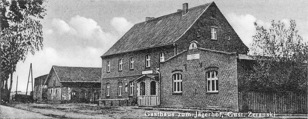 Jägersdorf Kr. Neidenburg, Gasthaus zum Jägerhof, Inh. Gustav Zeranski