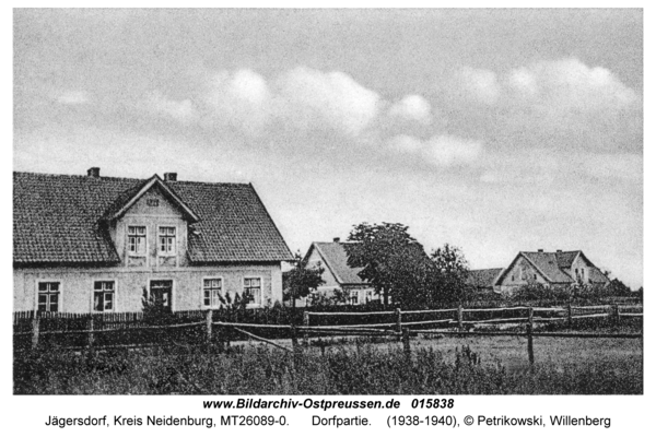 Jägersdorf Krs Neidenburg, Dorfpartie