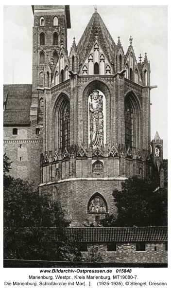 Marienburg, Die Marienburg, Schloßkirche mit Marienbild