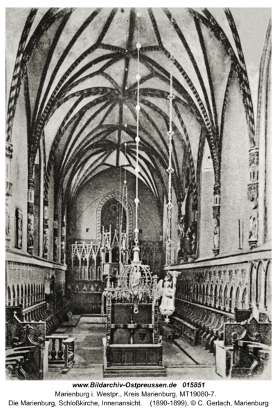 Marienburg, Die Marienburg, Schloßkirche, Innenansicht