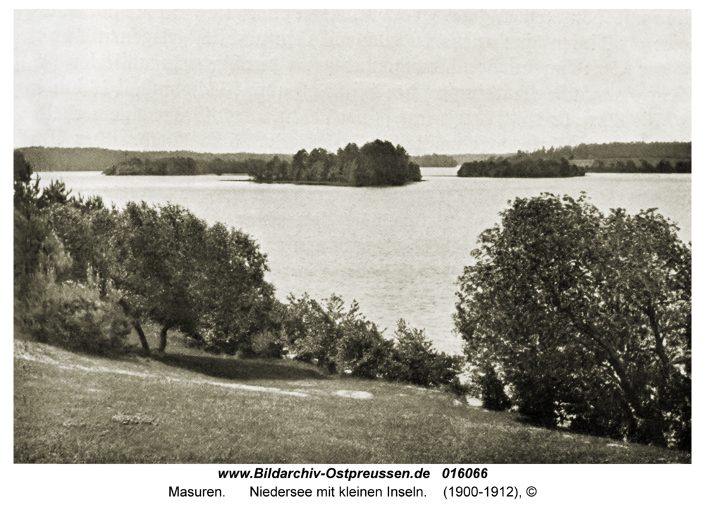 Masuren, Niedersee mit kleinen Inseln