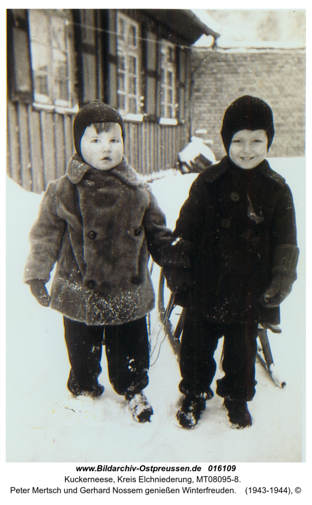 Kuckerneese, Peter Mertsch und Gerhard Nossem genießen Winterfreuden