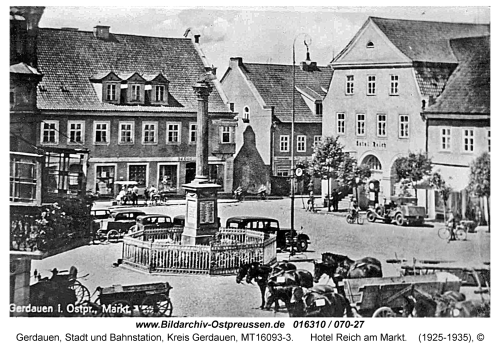 Gerdauen, Hotel Reich am Markt