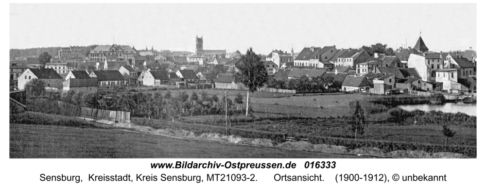 Sensburg, Ortsansicht