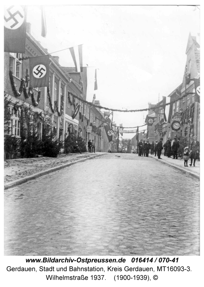 Gerdauen, Wilhelmstraße 1937