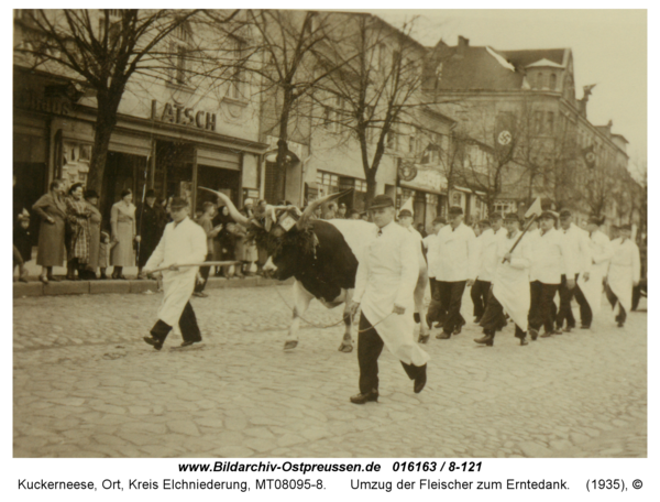 Kuckerneese, Umzug der Fleischer zum Erntedank