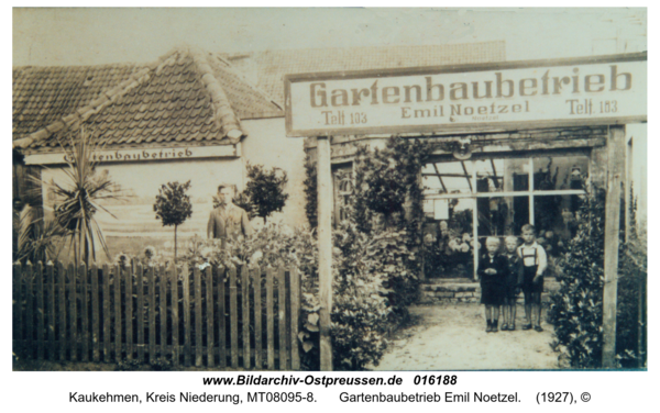 Kuckerneese, Gartenbaubetrieb Emil Noetzel