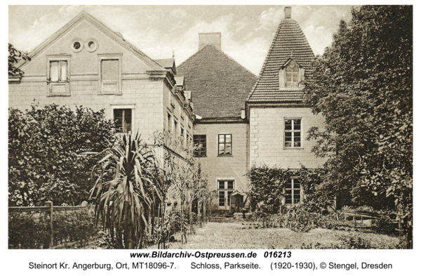 Steinort Kr. Angerburg, Schloss, Parkseite