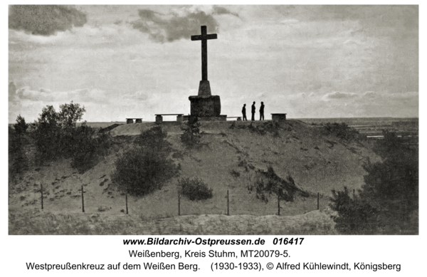 Weißenberg, Westpreußenkreuz auf dem Weißen Berg