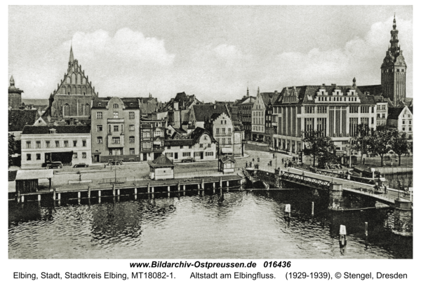 Elbing, Altstadt am Elbingfluss