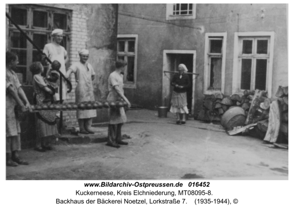 Kuckerneese, Backhaus der Bäckerei Noetzel, Lorkstraße 7