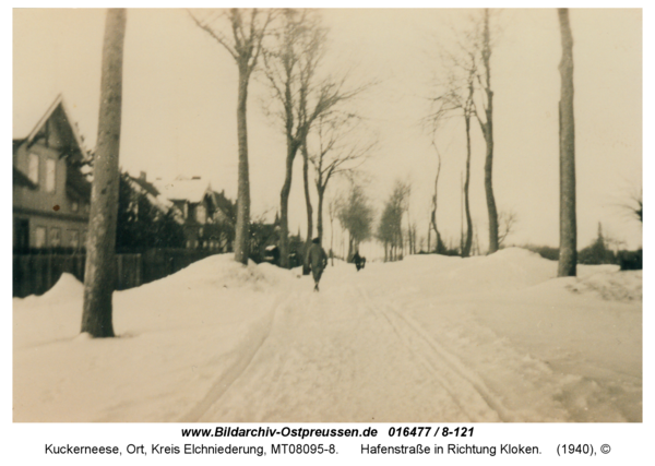 Kuckerneese, Hafenstraße in Richtung Kloken