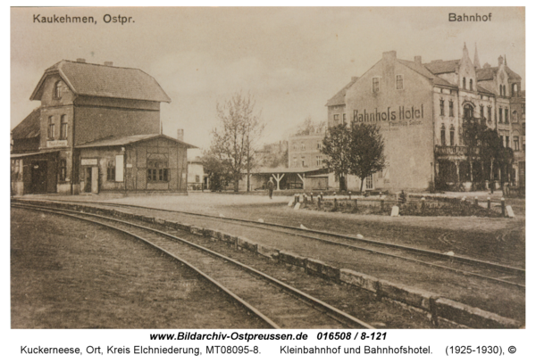 Kuckerneese, Kleinbahnhof und Bahnhofshotel