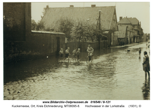 Kuckerneese, Hochwasser in der Lorkstraße