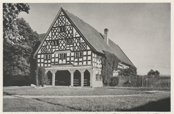 Schönwiese Kr. Marienburg, Haus Regehr (Vorlaubenhaus)