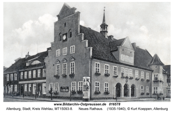 Allenburg, Neues Rathaus