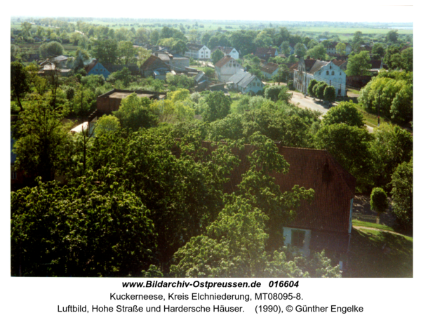 Kuckerneese, Luftbild, Hohe Straße und Hardersche Häuser