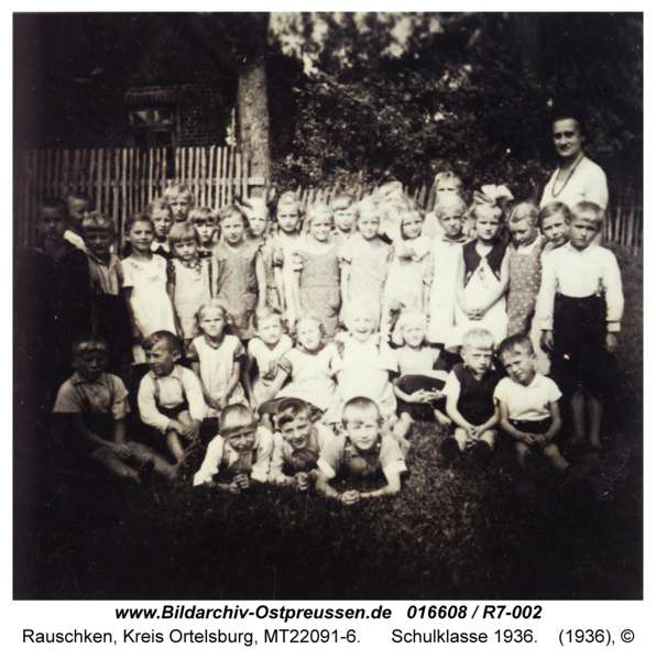 Rauschken, Schulklasse 1936