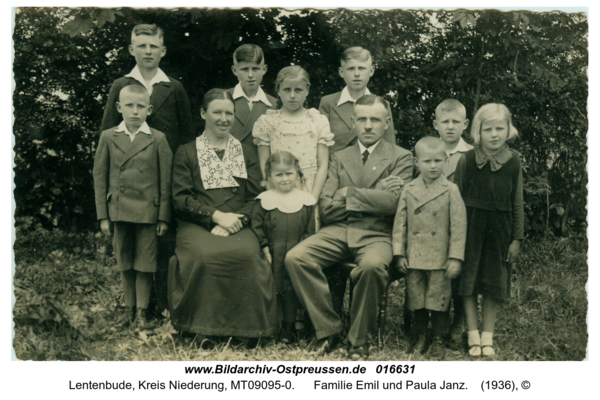 Lentenbude, Familie Emil und Paula Janz