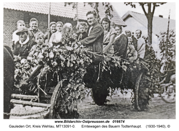 Gauleden, Erntewagen des Bauern Todtenhaupt