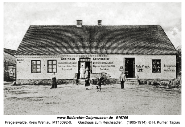 Pregelswalde, Gasthaus zum Reichsadler