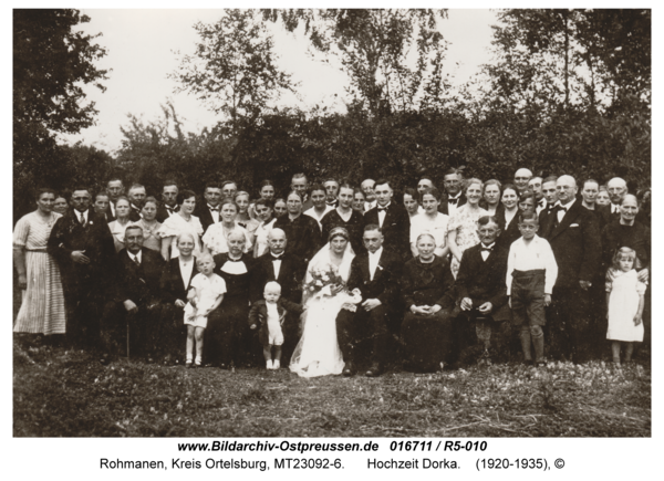 Rohmanen, Hochzeit Dorka