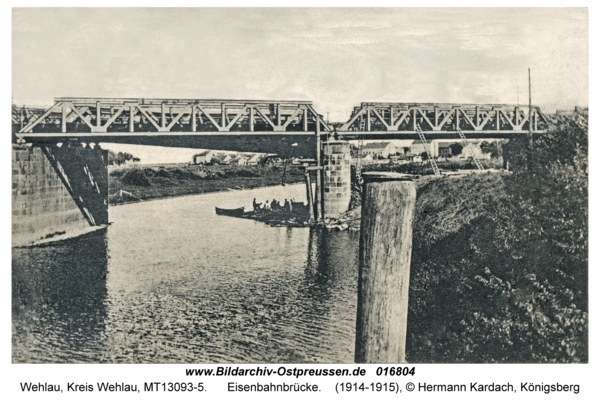 Wehlau, Eisenbahnbrücke