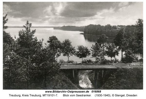 Treuburg, Blick vom Seedranker