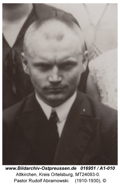 Altkirchen, Pastor Rudolf Abramowski