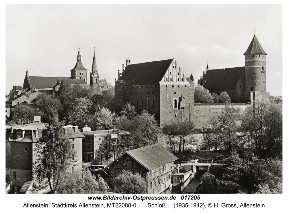 Allenstein, Schloß