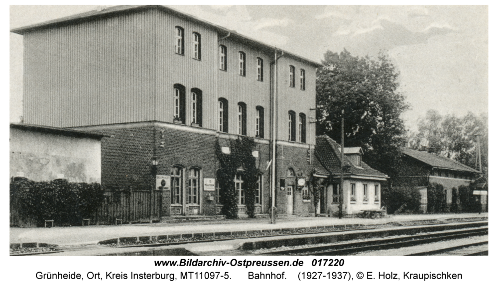 Grünheide Kr. Insterburg, Bahnhof