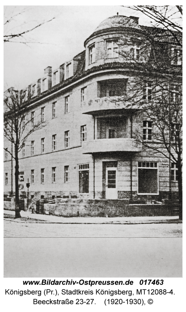 Königsberg, Beeckstraße 23-27