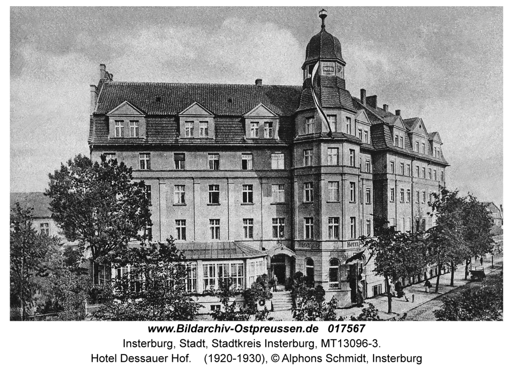Insterburg, Hotel Dessauer Hof