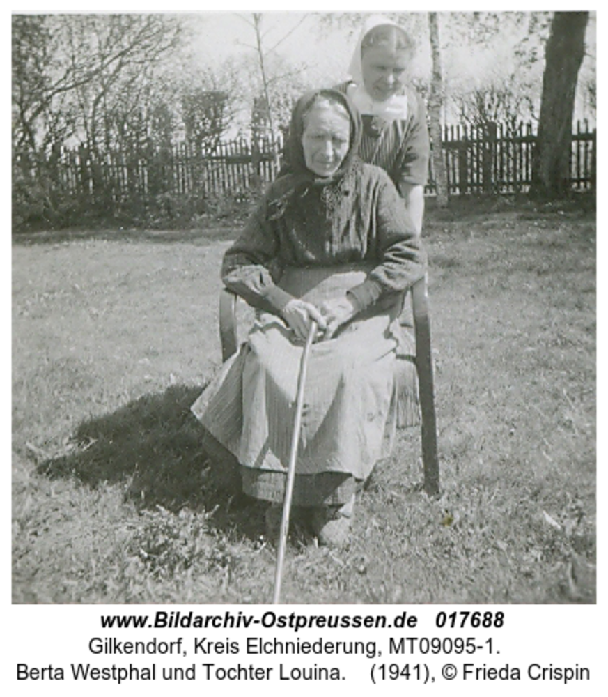 Gilkendorf, Berta Westphal und Tochter Louina