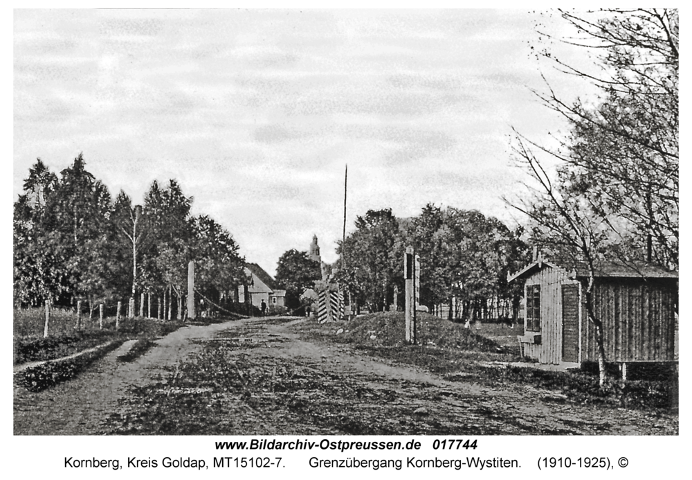 Kornberg, Grenzübergang Kornberg-Wystiten