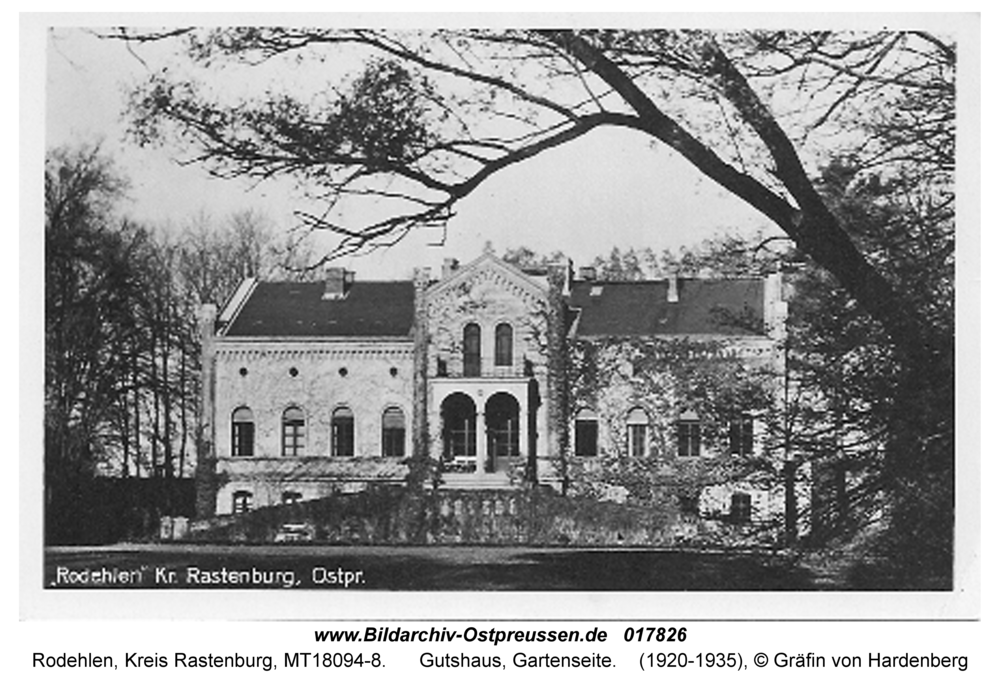 Rodehlen, Gutshaus, Gartenseite