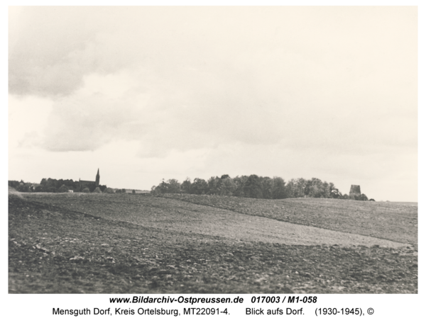 Mensguth, Blick aufs Dorf