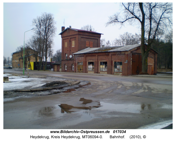 Heydekrug, Bahnhof